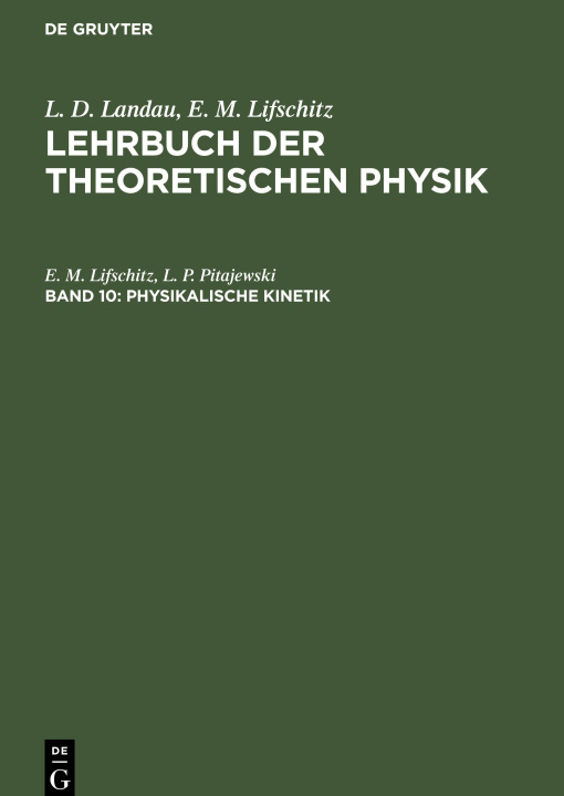 Knjiga Physikalische Kinetik E. M. Lifschitz