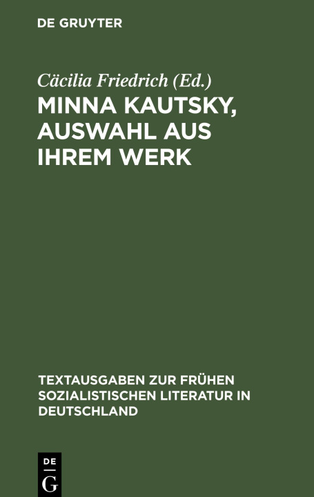 Книга Minna Kautsky, Auswahl aus ihrem Werk 