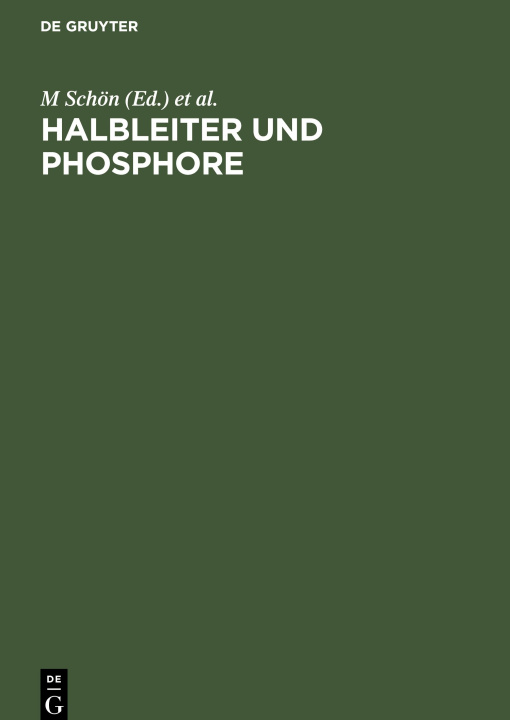 Knjiga Halbleiter und Phosphore H. Welker