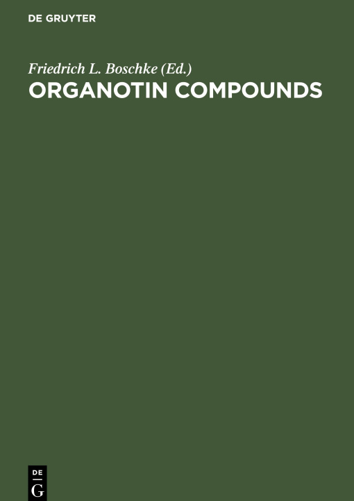 Knjiga Organotin Compounds No Contributor