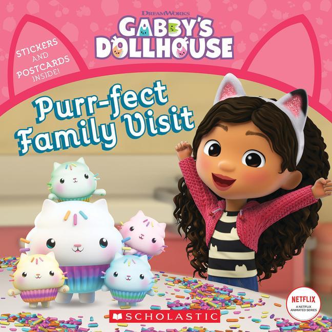 Książka Purr-Fect Family Visit (Gabby's Dollhouse Storybook) 