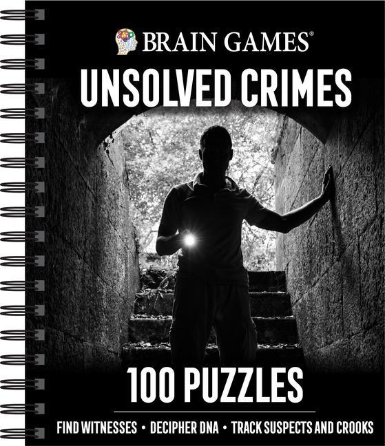 Carte Brain Games - Unsolved Crimes: 100 Puzzles Brain Games