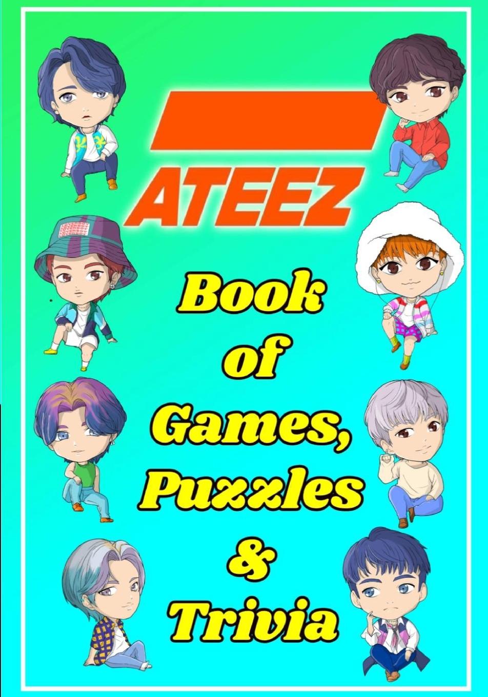 Carte ATEEZ Book Of Games, Puzzles and Trivia 