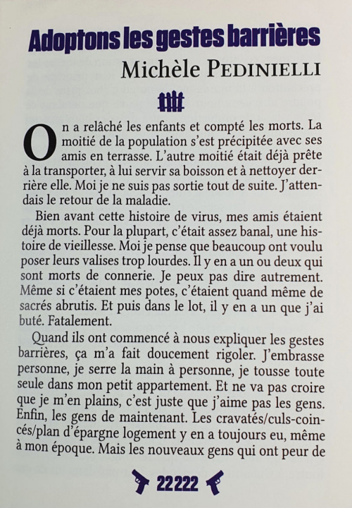 Buch Adoptons les gestes barrières Pedinielli