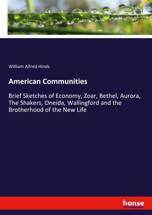 Knjiga AMERICAN COMMUNITIES:BRIEF SKETCHES OF E William Alfred Hinds