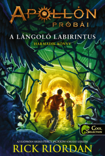 Libro A lángoló Labirintus Rick Riordan