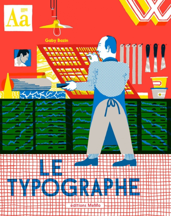 Книга Le typographe Gaby BAZIN