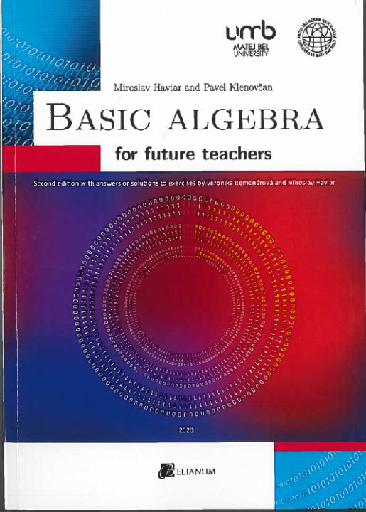 Kniha Basic Algebra for future teachers (2.vydanie) Pavel Klenovčan