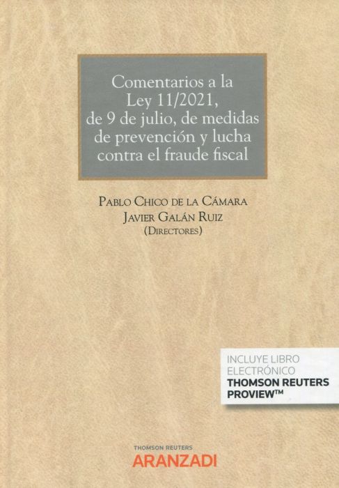 Könyv Comentarios a la ley 11/2021, de 9 de julio, de medidas de prevención y lucha co PABLO CHICO