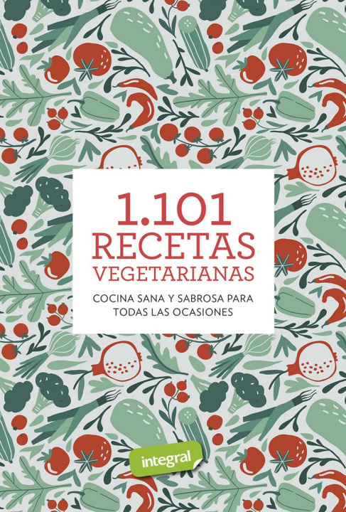 Książka 1.101 recetas vegetarianas 