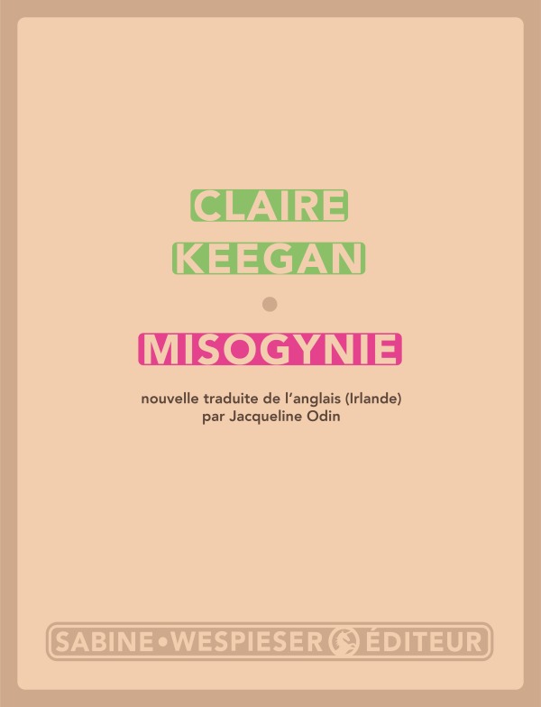Book Misogynie KEEGAN CLAIRE