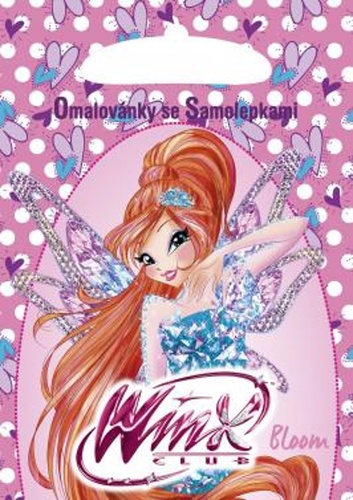 Kniha Omalovánky se samolepkami Winx Club 