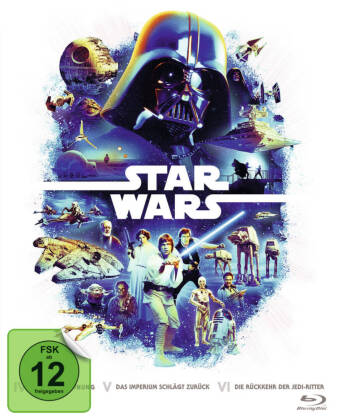 Video Star Wars Trilogie Episode IV - VI. Tl.4-6, 3 DVD George Lucas