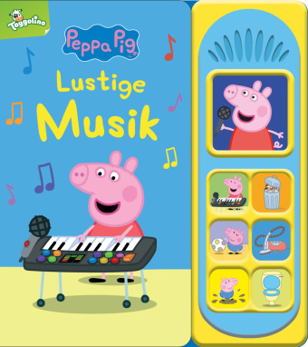 Könyv Peppa Pig - Lustige Musik -Soundbuch - Pappbilderbuch mit 7 lustigen Geräuschen Phoenix International Publications Germany GmbH