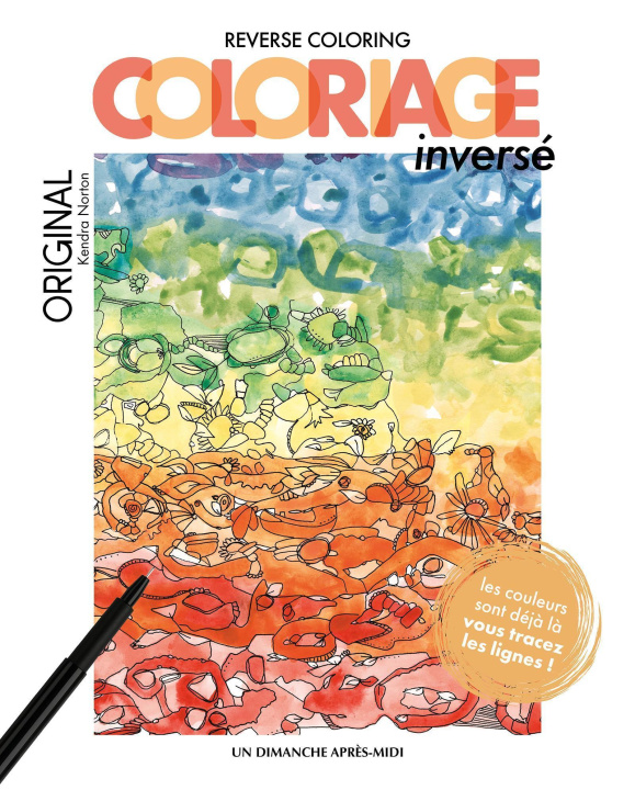 Knjiga Coloriage inversé - Original Norton