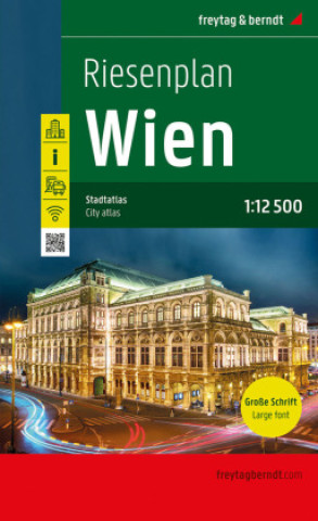 Tlačovina Vienna City Atlas 1:12,500 scale Freytag-Berndt und Artaria KG