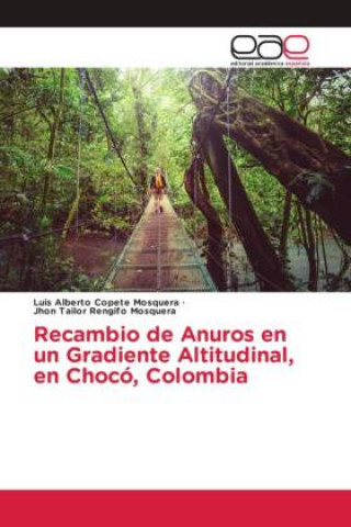 Könyv Recambio de Anuros en un Gradiente Altitudinal, en Chocó, Colombia Luis Alberto Copete Mosquera