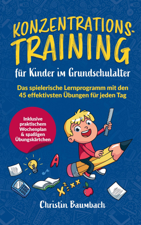 Carte Konzentrationstraining für Kinder im Grundschulalter: Christin Baumbach