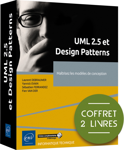 Книга UML 2.5 ET DESIGN PATTERNS - COFFRET DE 2 LIVRES : MAITRISEZ LES MODELES DE CONCEPTION Sébastien FERRANDEZ
