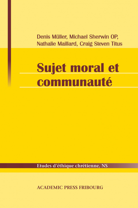 Buch Sujet moral et communauté Denis Müller
