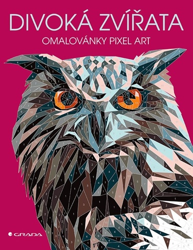 Knjiga Omalovánky Pixel Art Divoká zvířata Max Jackson