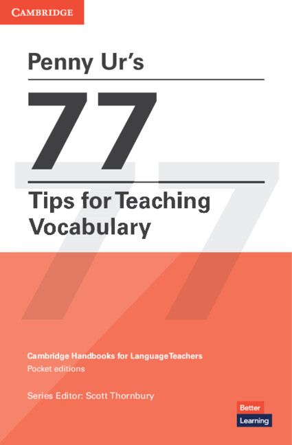 Book Penny Ur's 77 Tips for Teaching Vocabulary Penny Ur