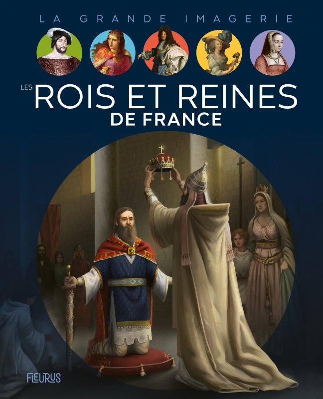 Carte Rois et reines de France 