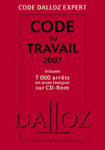 Knjiga CODE DALLOZ EXPERT CODE DU TRAVAIL 2007 collegium