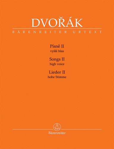 Kniha Písně II Antonín Dvořák