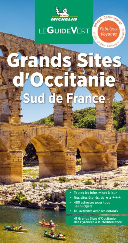 Carte Guide Vert Grands sites d'Occitanie 