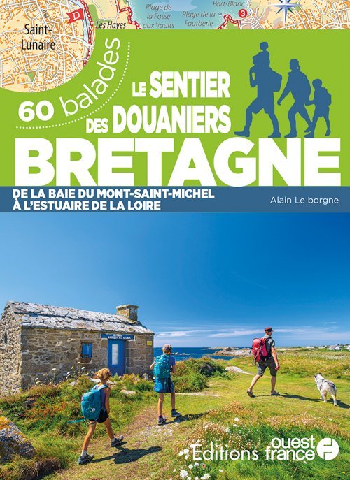 Carte Le Sentier des douaniers Bretagne - 60 balades Alain Le Borgne