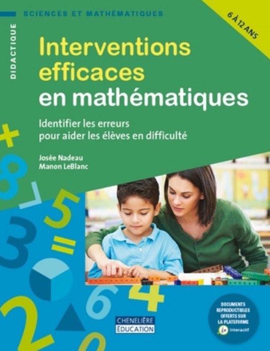 Knjiga INTERVENTIONS EFFICACES EN MATHÉMATIQUES Josée Nadeau