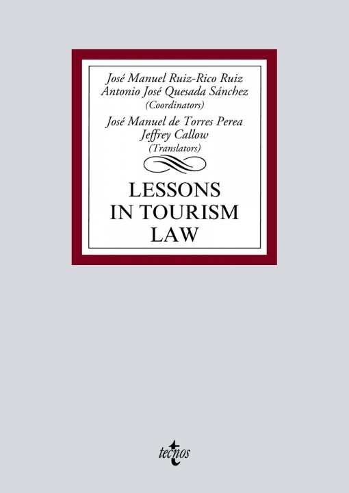 Książka Lessons in Tourism Law 