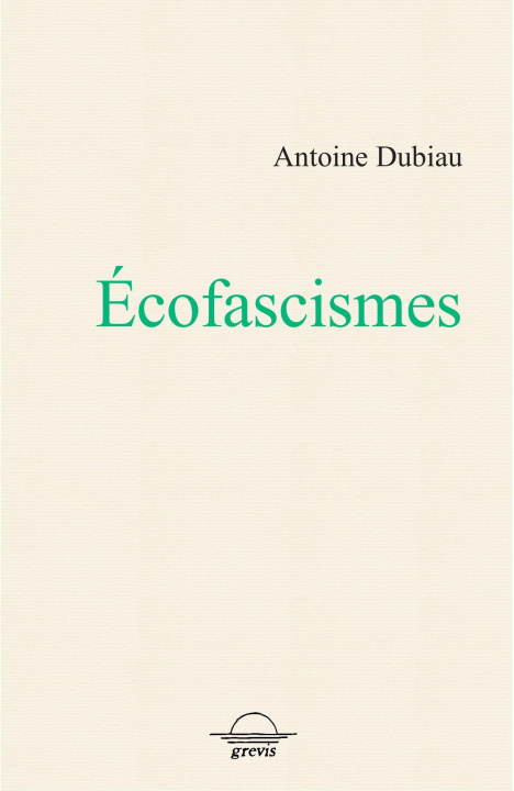 Book Écofascismes Dubiau