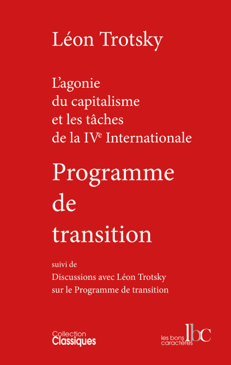 Kniha Programme de transition (NED 2022) 