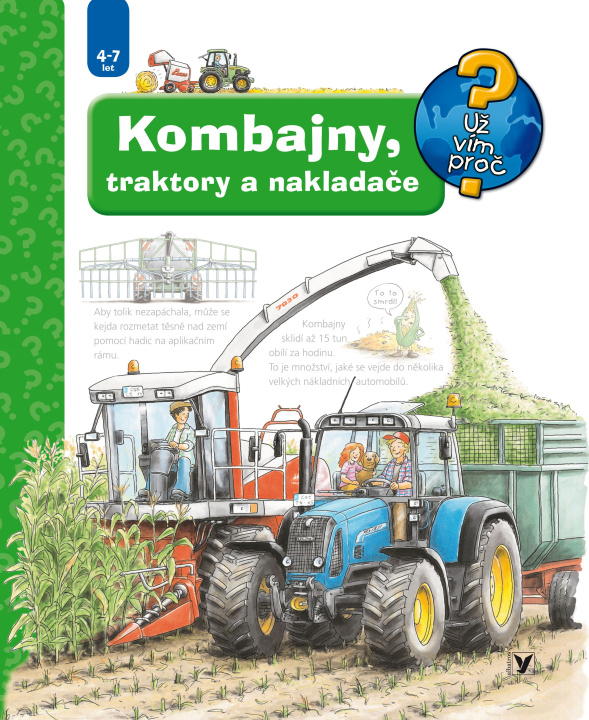 Knjiga Kombajny, traktory a nakladače Andrea Erne