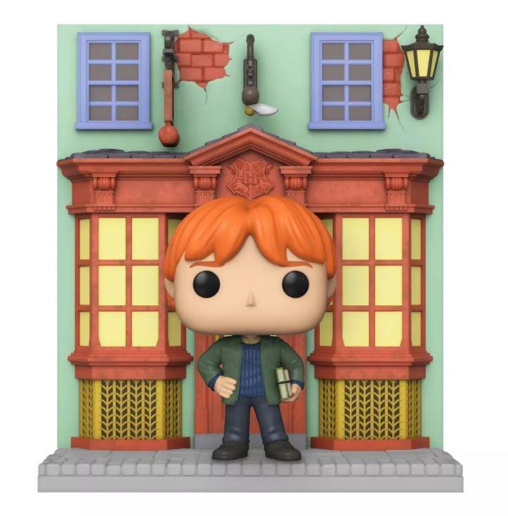 Joc / Jucărie Funko POP Deluxe: Harry Potter Diagon Alley - Quidditch Supplies Store w/Ron (limited special edition) 
