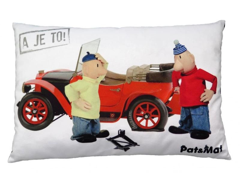 Game/Toy Pat a Mat - Polštář 45x30 cm / defekt 