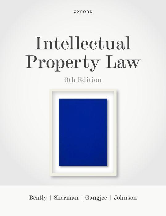 Book Intellectual Property Law 