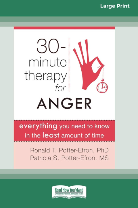 Könyv Thirty-Minute Therapy for Anger Patricia S. Potter-Efron