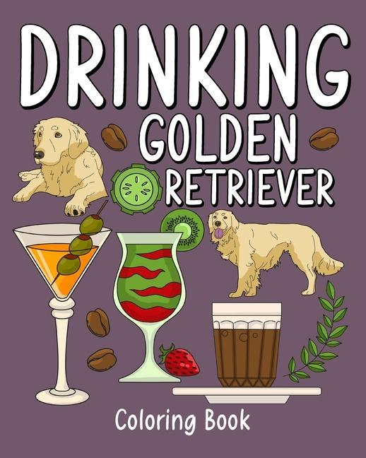 Книга Drinking Golden Retriever 