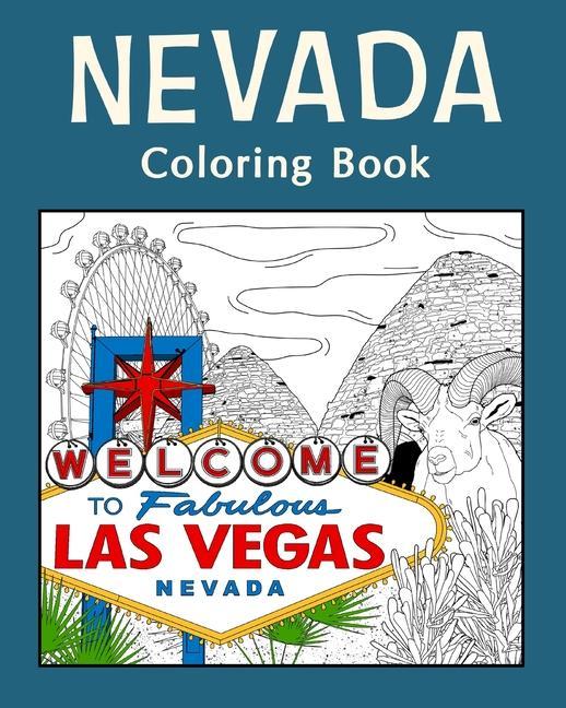 Книга Nevada Coloring Book 
