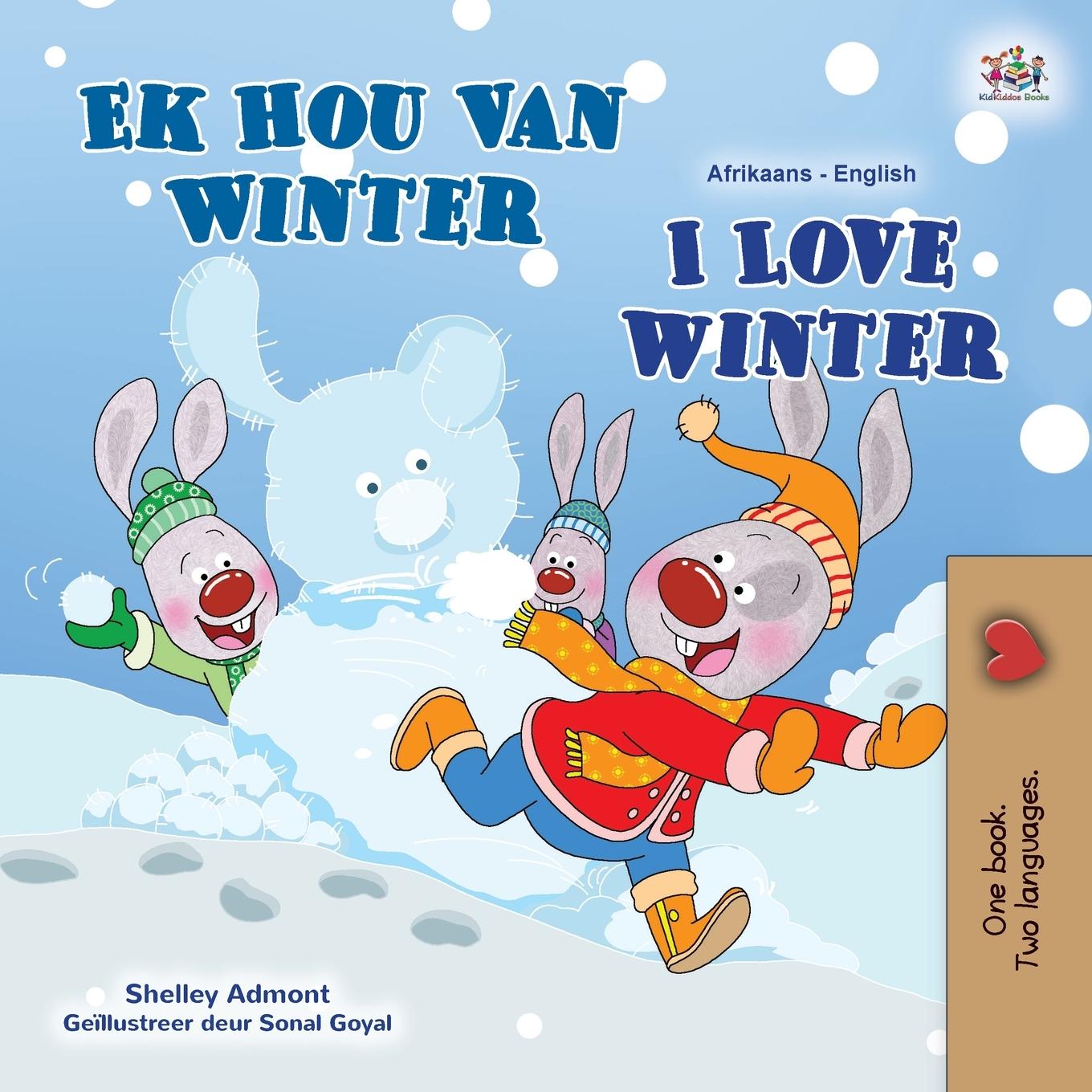 Könyv I Love Winter (Afrikaans English Bilingual Children's Book) Kidkiddos Books