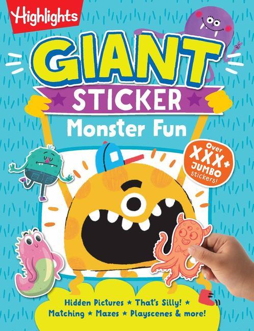 Kniha Giant Sticker Monster Fun 