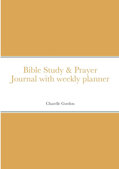 Książka Relles Bible Study & Prayer Journal with planner 