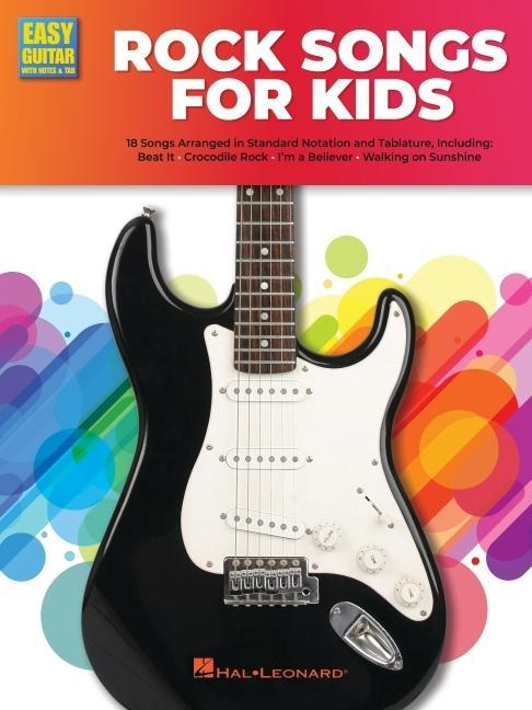 Kniha Rock Guitar Songs for Kids: Easy Guitar with Notes & Tab Songbook 