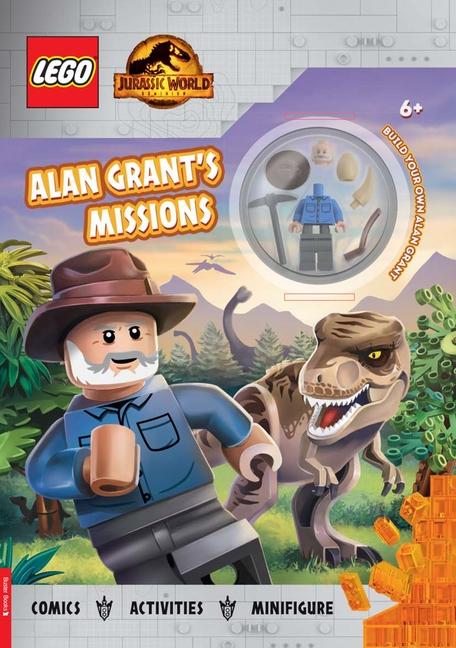 Книга LEGO (R) Jurassic World (TM): Alan Grant's Missions: Activity Book with Alan Grant minifigure 