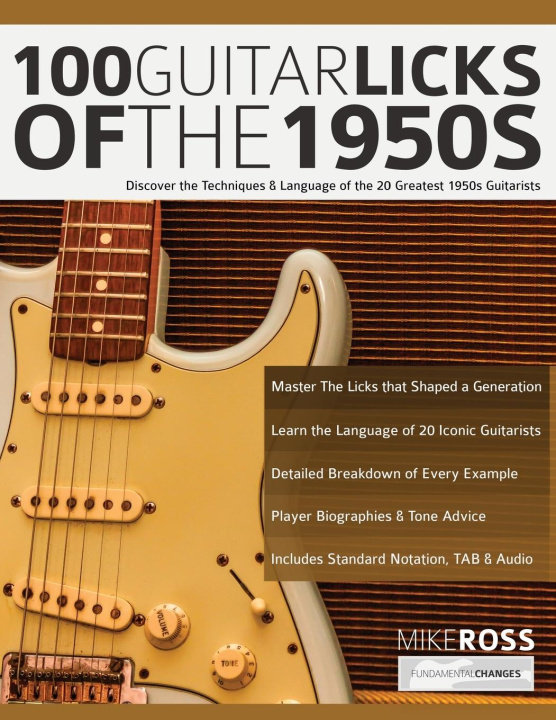 Kniha 100 Guitar Licks of the 1950s Joseph Alexander