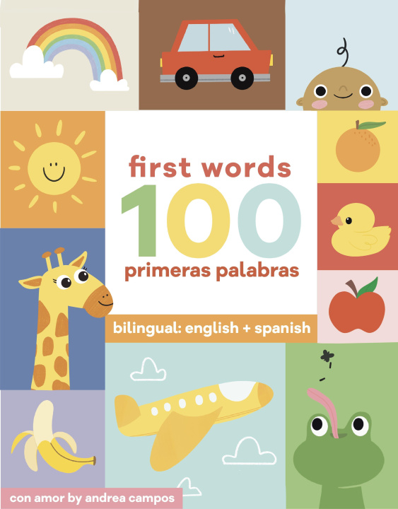 Kniha 100 First Words Andrea Campos