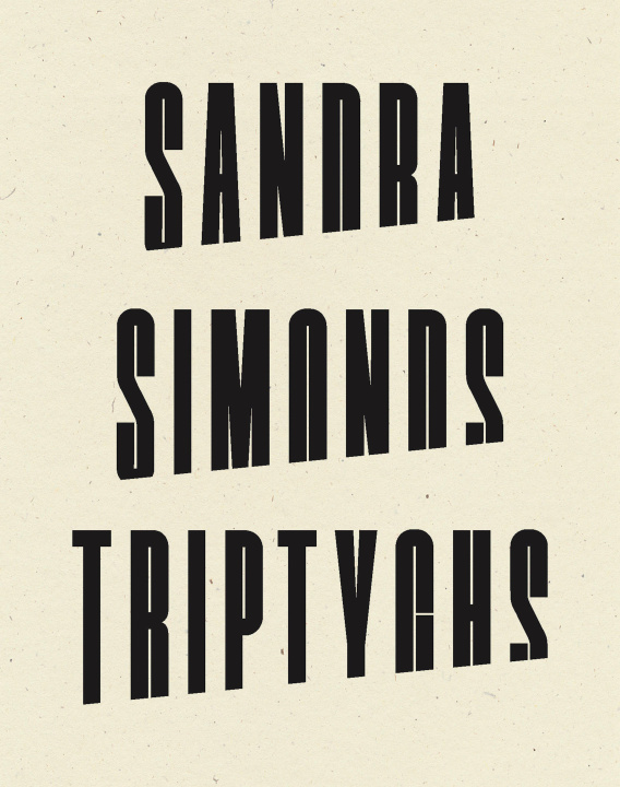 Book Triptychs Sandra Simonds